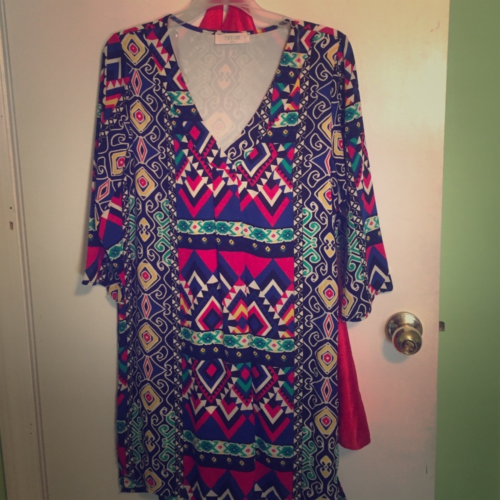 Really fun printed dress!