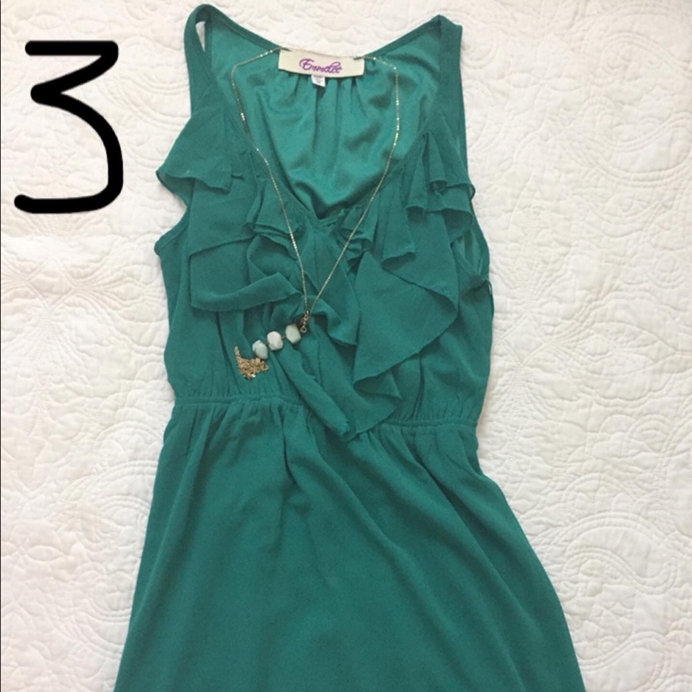 Francesca's Green Dress