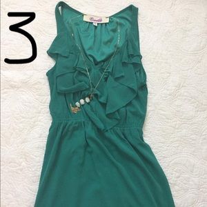 Francesca's Green Dress