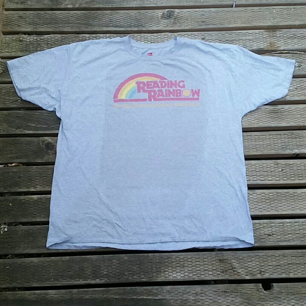 Reading rainbow T-shirt