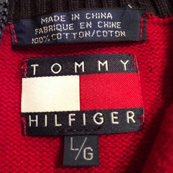 Tommy hilfiger half zip - L - Picture 3 of 4