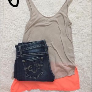 Express Tank and Jeans