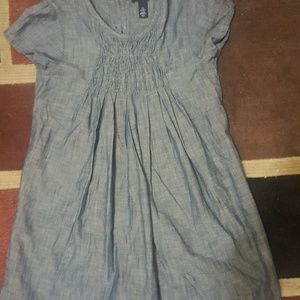 Demin linen dress