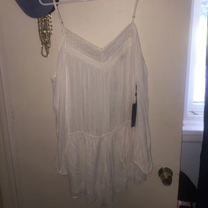 White forever 21 romper