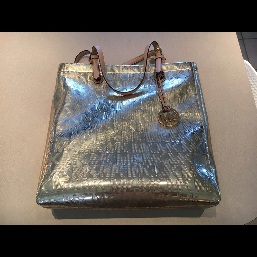 Michael Kors Mirror Gold Purse