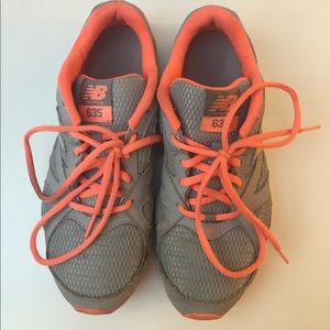 New Balance Orange and Gray Athletic Shoe