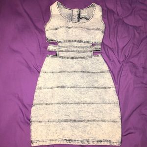 Denim dress size small