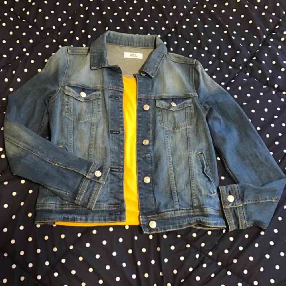 Mango denim jean jacket XS/S