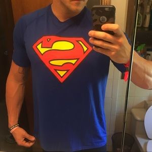 Under Armor Heat Gear with Iconic Superman Logo!