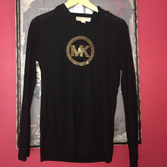 michael kors hoodie gold