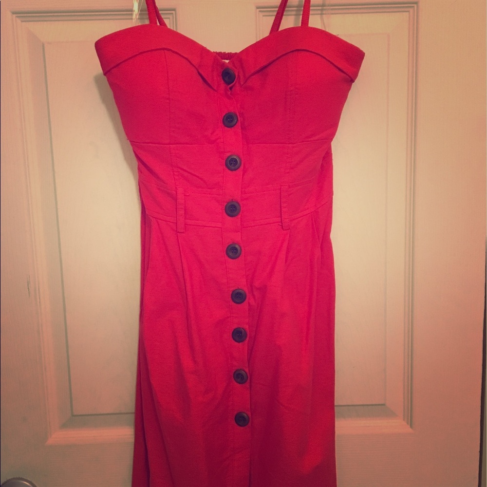 Button up dress