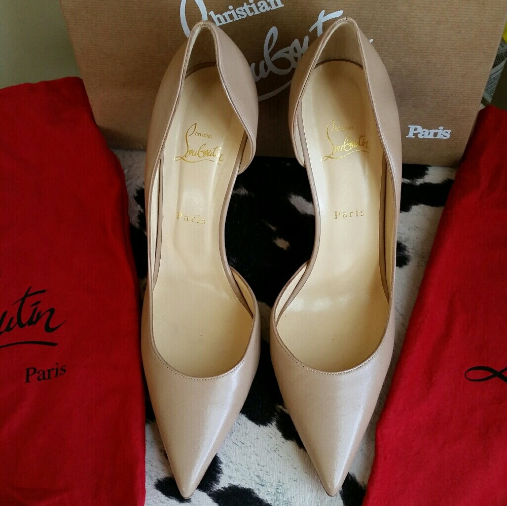 Christian Louboutin Nude Iriza Sz 42
