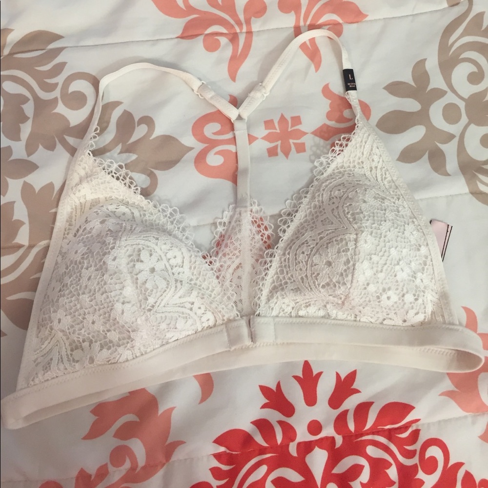 White Victoria's Secret bralette