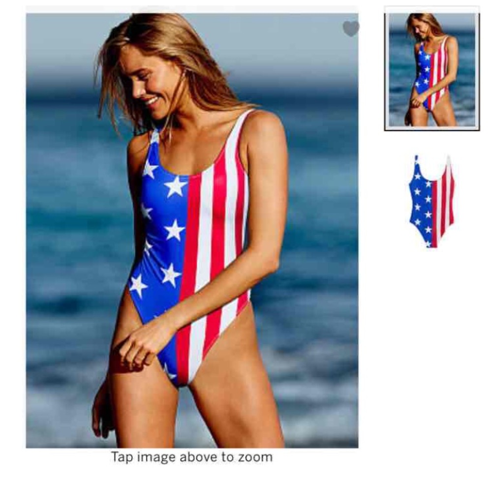 NWT VS PINK American Flag One Piece 🇺🇸