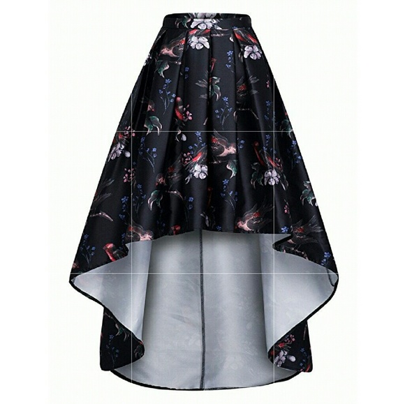 Hi-lo Skater Vintage Look Women’s Skirt NWT - Picture 3 of 3