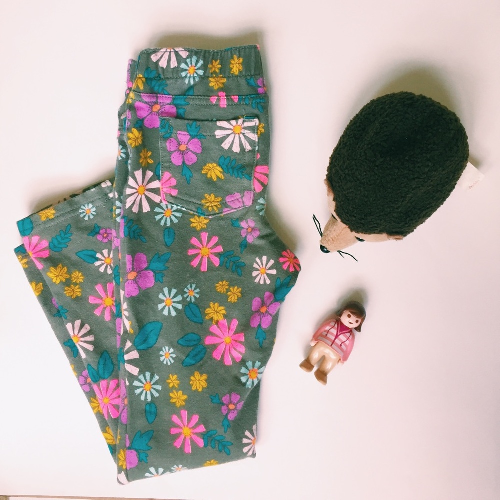 Cat & Jack 5T Floral Jeggings