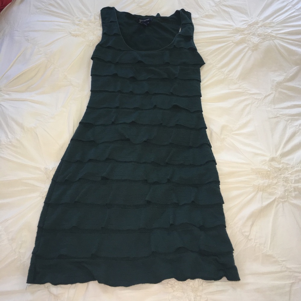 EXCELLENT DEAL! Teal ruffle dress Size Small
