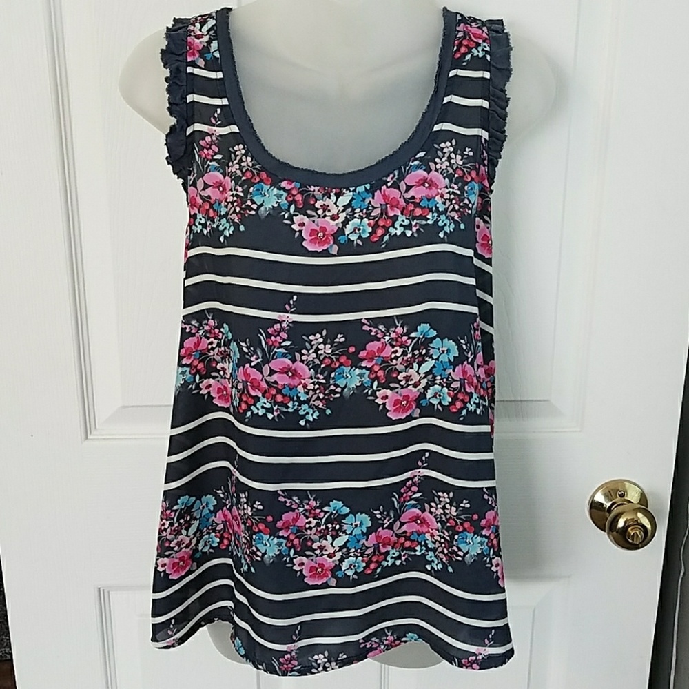 Lauren Conrad Flowy Sleeveless Blouse