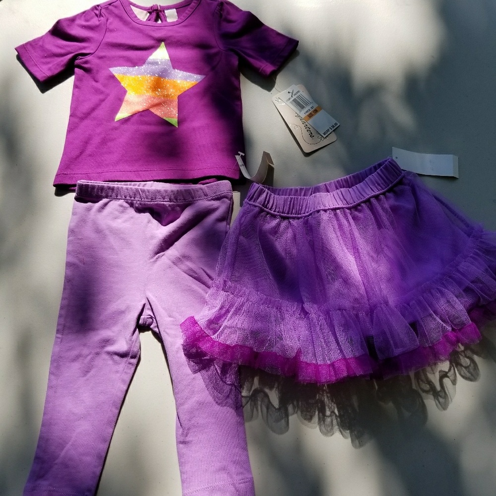 12 Months 3pc Leggings Set
