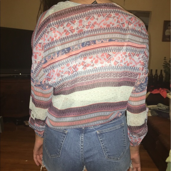 Patterned Shirt/Cover Up - Picture 3 of 3