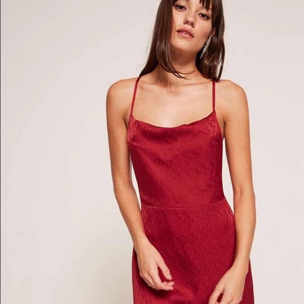 REFORMATION Terraza Dress- Crimson size 4