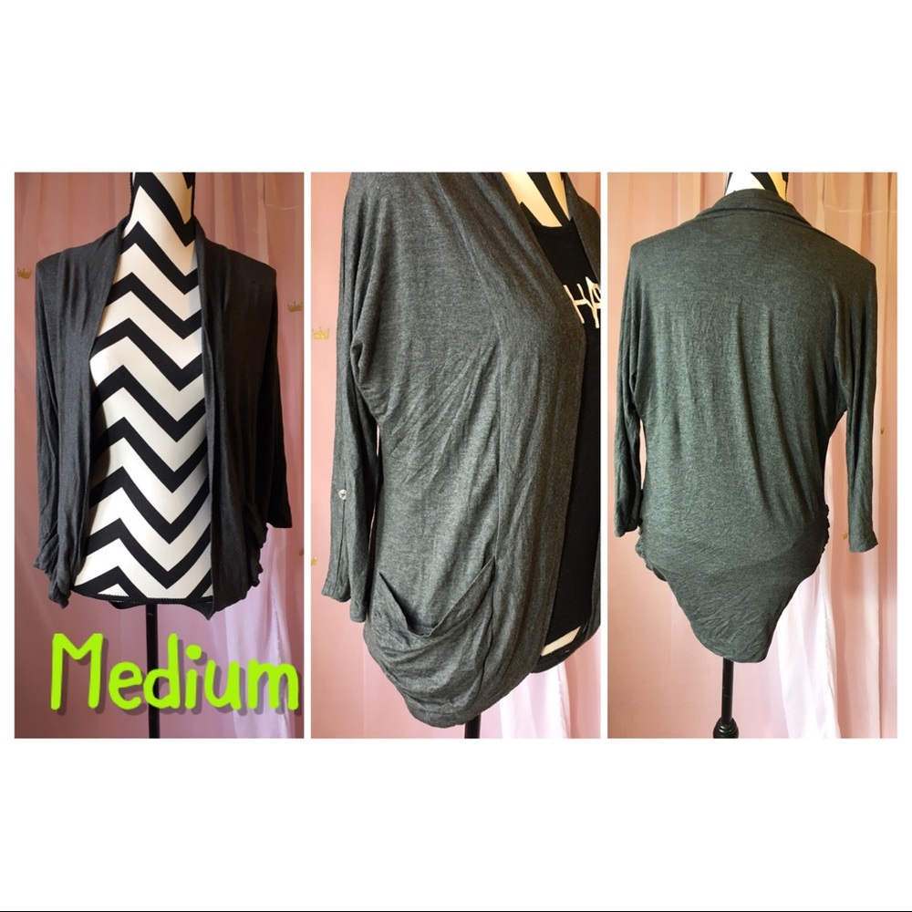 Gray Cardigan