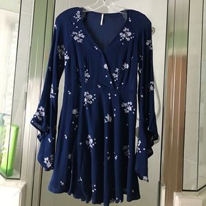 Free people navy dress