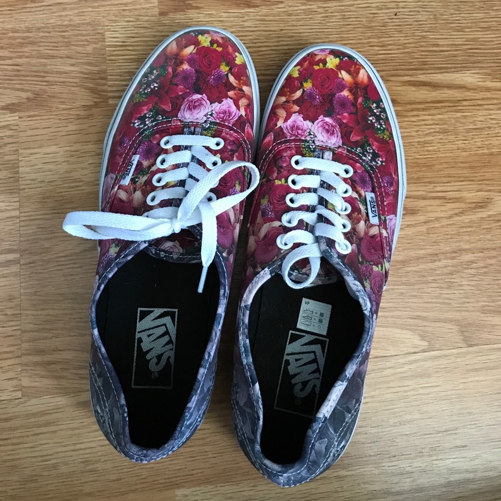 Vans floral pattern sneakers