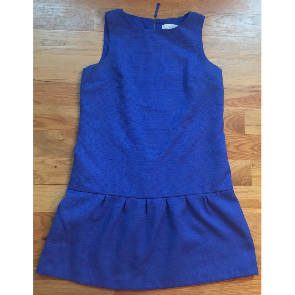 Loft Boucle drop waist dress