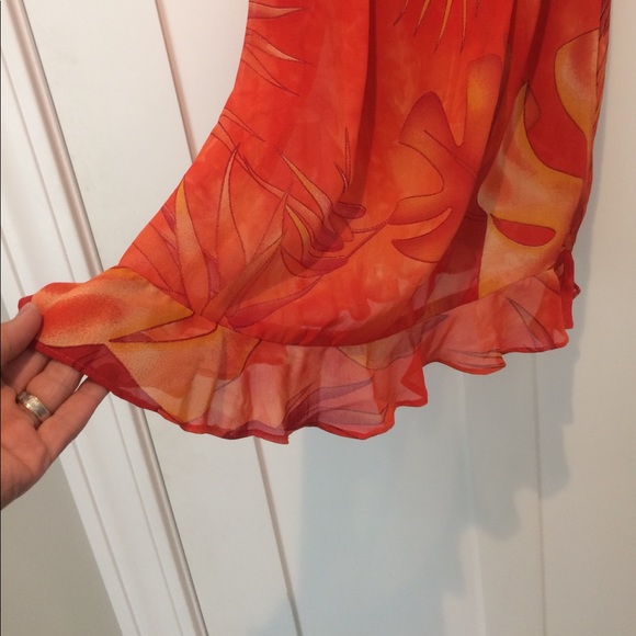 Orange 2-piece sundress - Picture 3 of 4