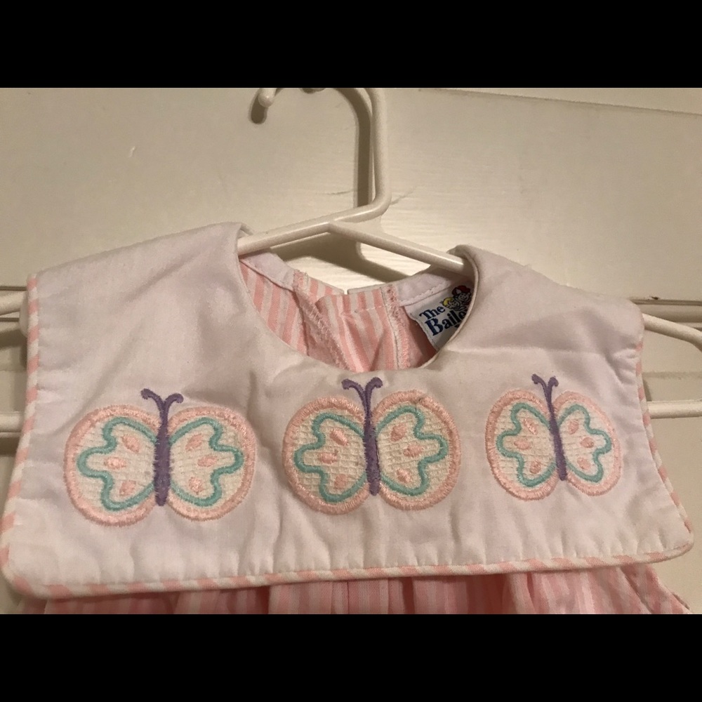 Bailey Boys pink butterfly bubble, size 9M