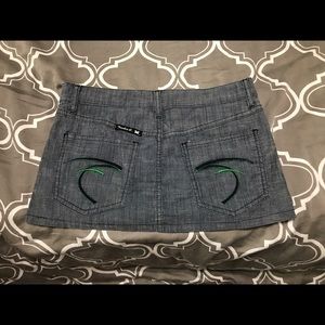 Frankie B F pocket stretch mini skirt