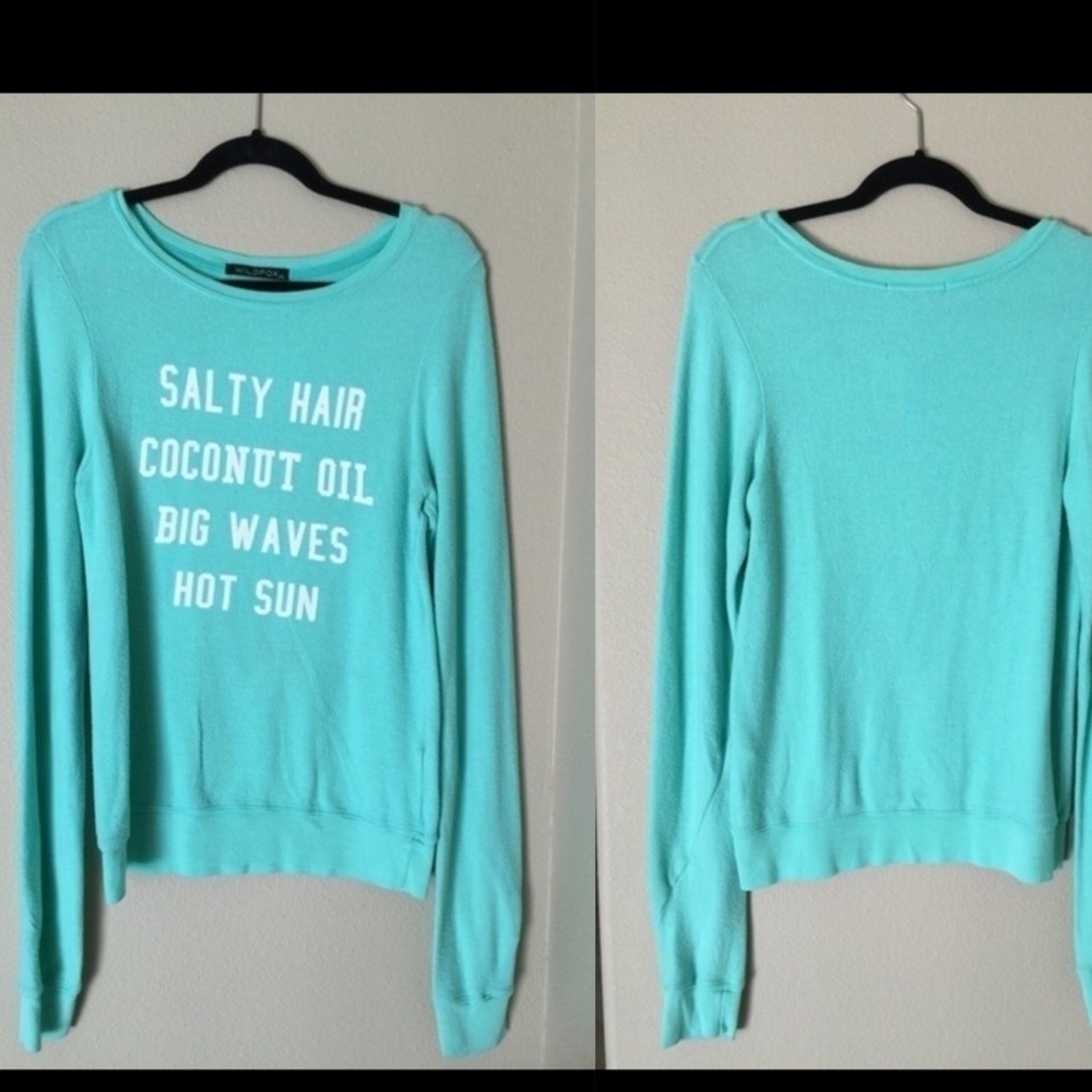 New Wildfox Salty Hair Baggy Beach Jumper