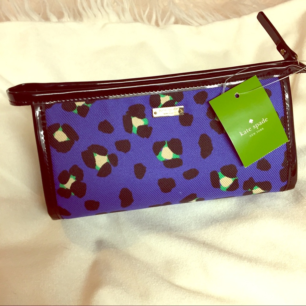 Kate Spade Iris Cosmetic Bag NWT