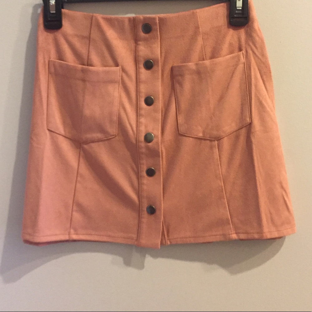 Dusty Pink Forever 21 Skirt