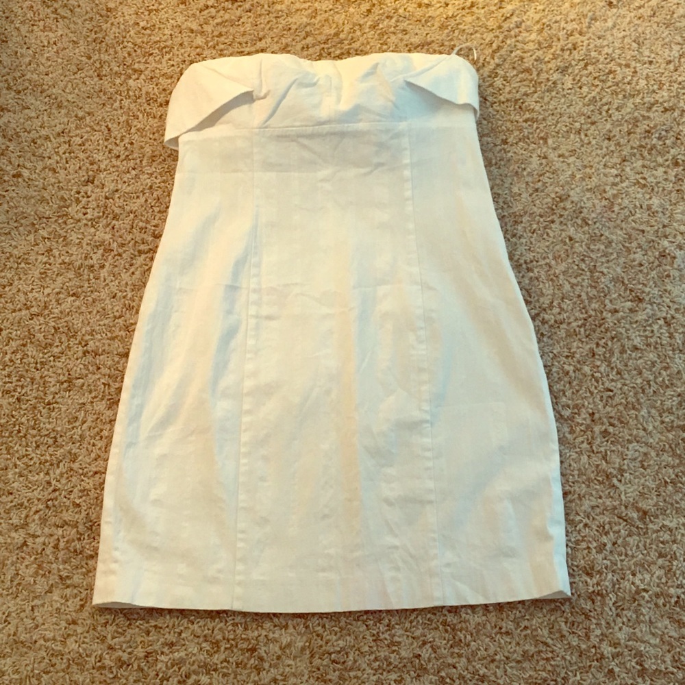 Vineyard Vines White Strapless / Halter Dress