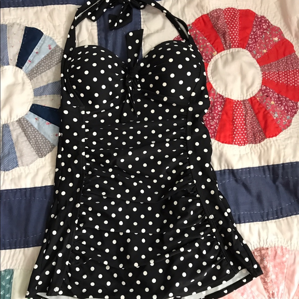 Merona Polka Dot One Piece Bathing Suit