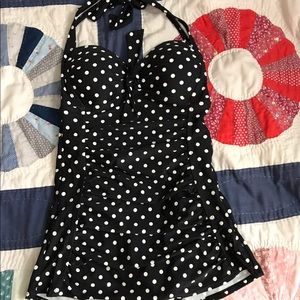 Merona Polka Dot One Piece Bathing Suit