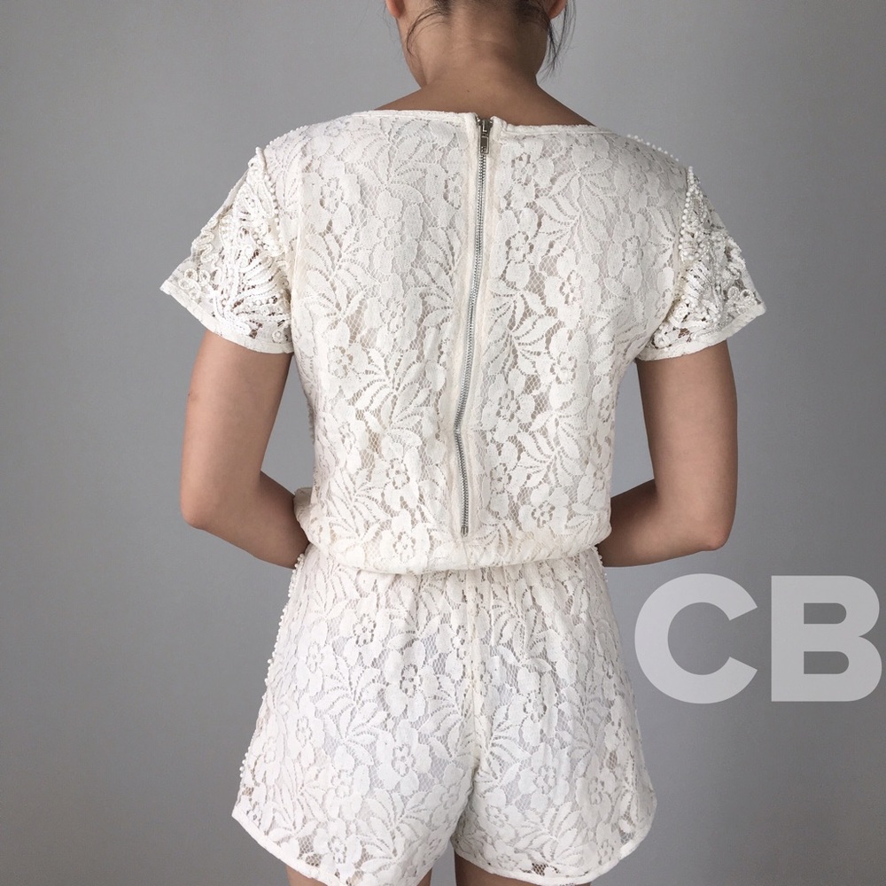 BEADED romper. High quality, well made - Picture 3 of 4