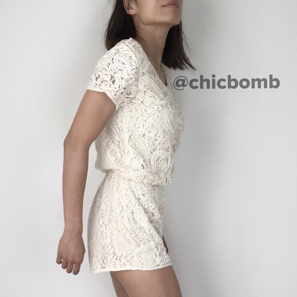 BEADED romper. High quality, well made - Picture 4 of 4