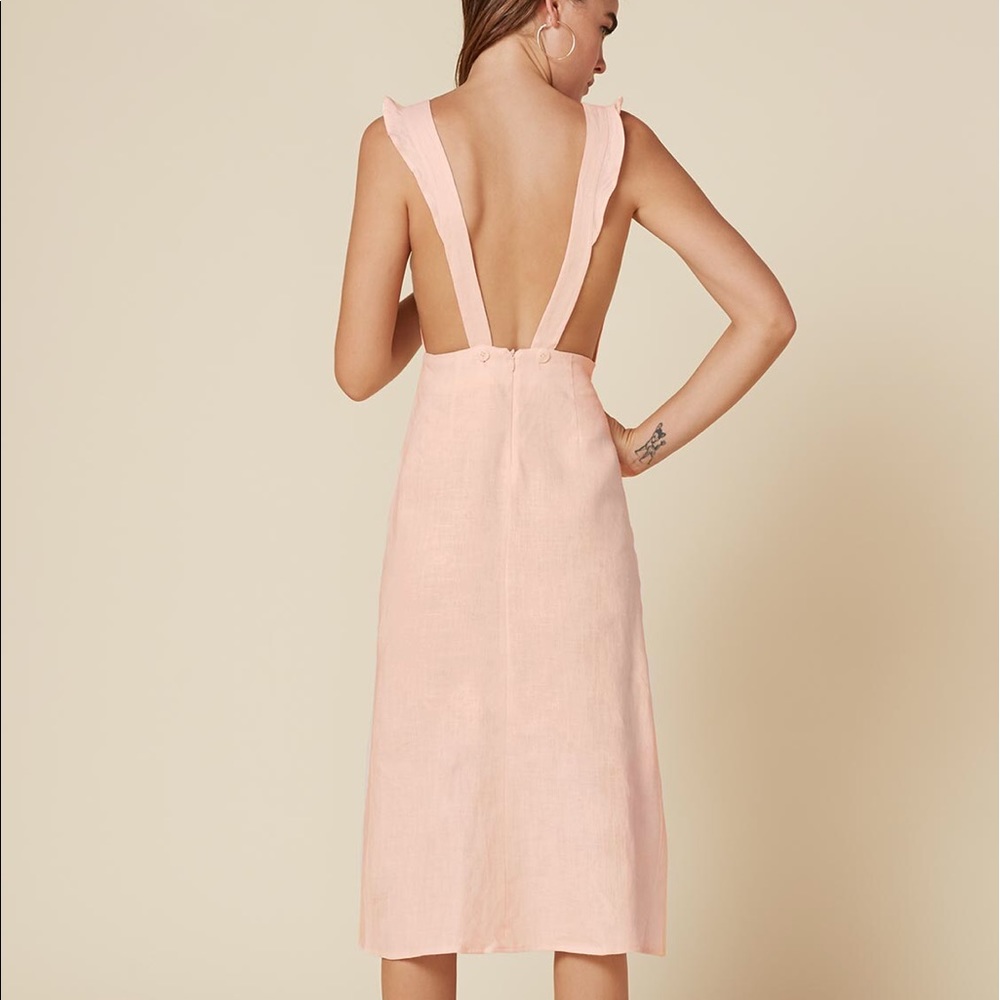 REFORMATION Lorikeet Dress - Blush size 2