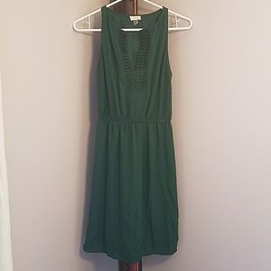 Dark Green Dress