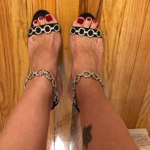 ❌SOLD❌Authentic Manolo Blahnik Crystal Heels