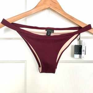 LA Hearts ribbed bikini bottom.