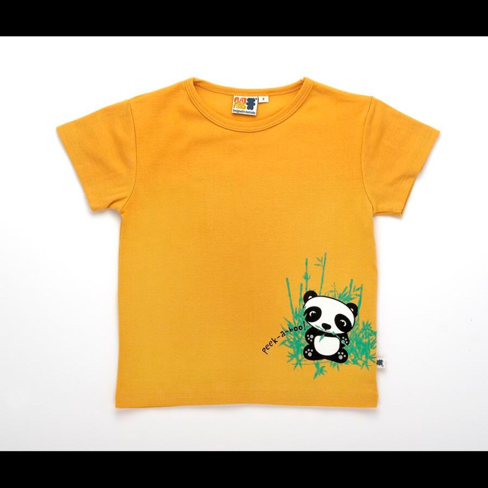 Toddler tshirt with panda bear design unisex