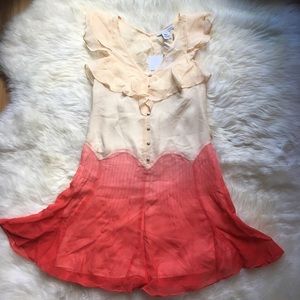 Charlotte Ronson omber silk dress