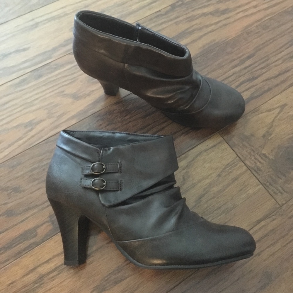 Dark Brown Booties