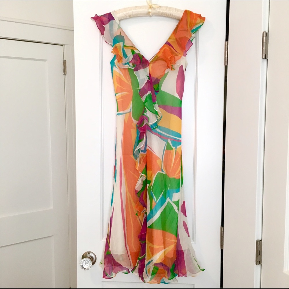 Ralph Lauren Silk Floral Dress