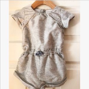 Adorable grey jumper for baby girl