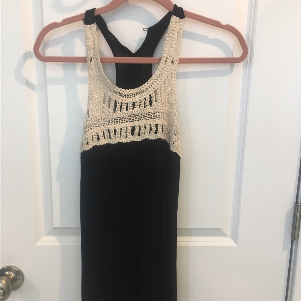 Aqua halter dress